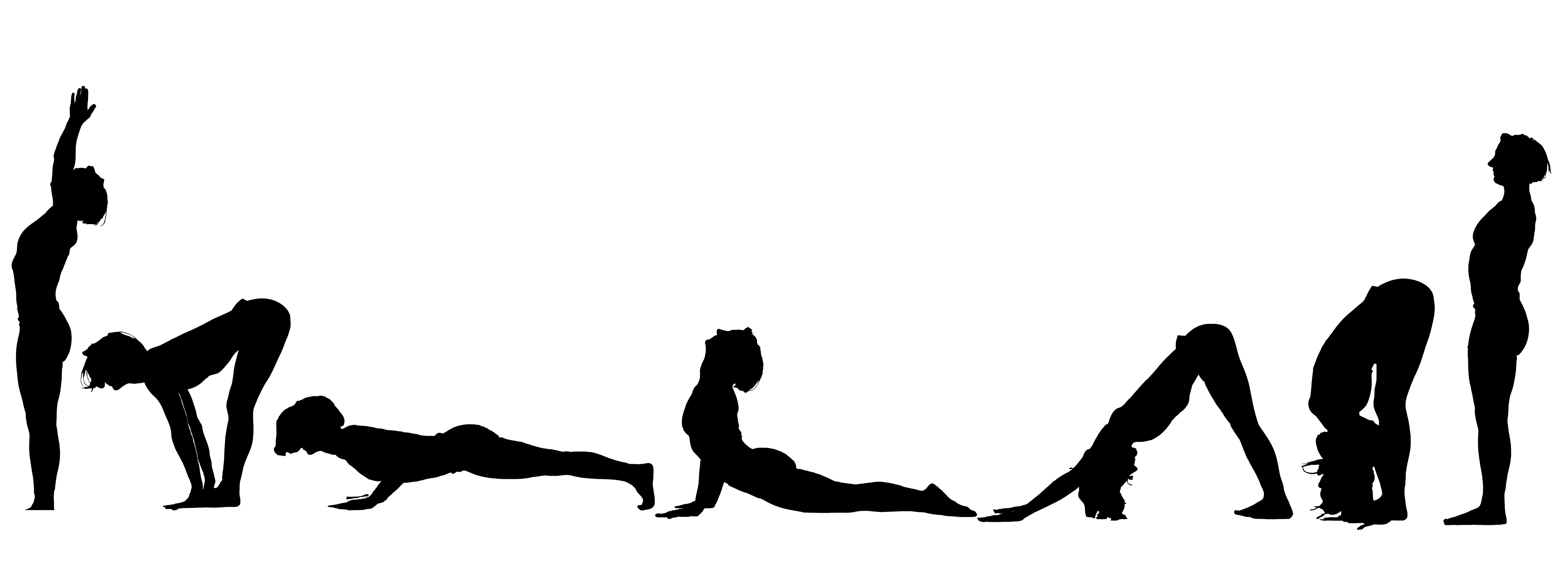 Frau macht Yoga